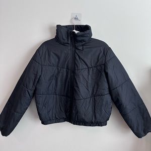 Wild Fable Black Cropped Puffer